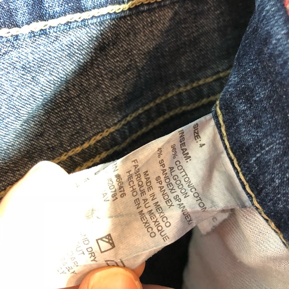 90s TOMMY HILFIGER BOOT CUT JEANS DARK BLUE BLAST - Picture 4 of 8